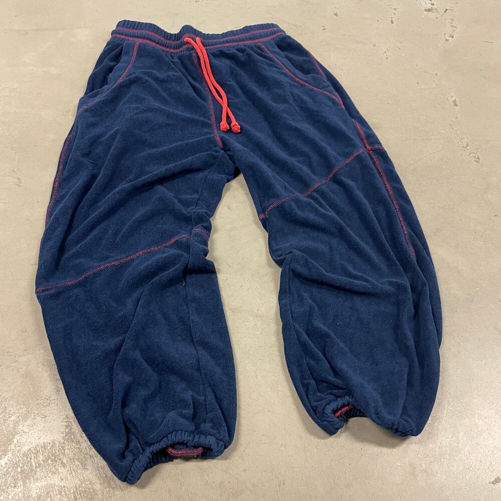 Y2K cropped free people fleece sweatpants 28 W